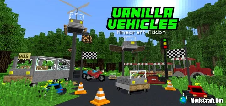 Мод: Vanilla Vehicles 1.6/1.5/1.4