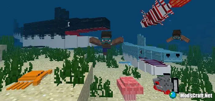 Мод: OceanCraft 1.6/1.5/1.2