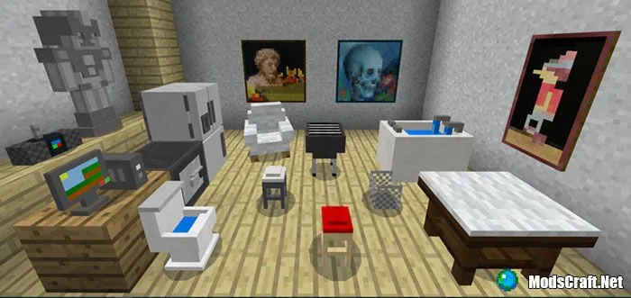 Мод: Mine-Furniture 1.6/1.5/1.2