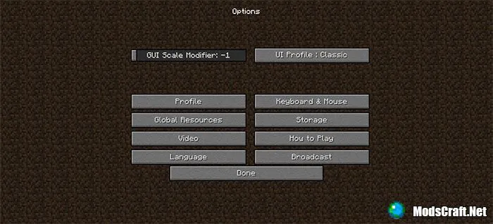 Текстуры: UIPack Classic 1.7/1.6/1.4