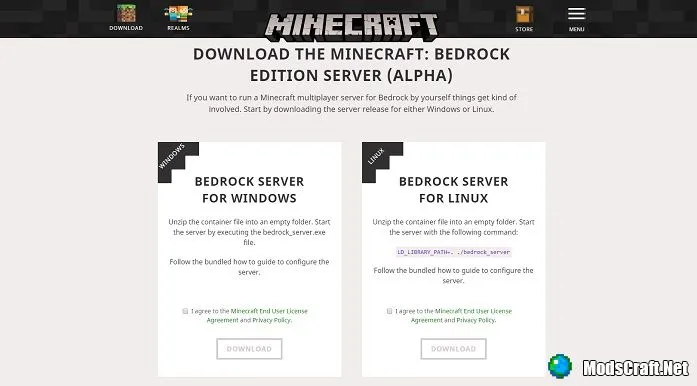 Выпущено официальное ядро серверов!