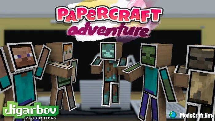 Мод: Бумажные скины