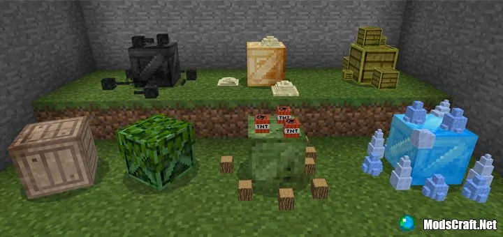 Мод: Биомные ящики