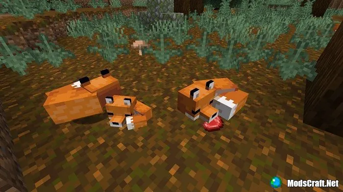 Лисы теперь в Minecraft!