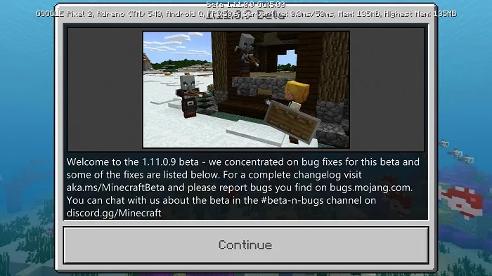 Minecraft Beta 1.11.0.9 - что нового?