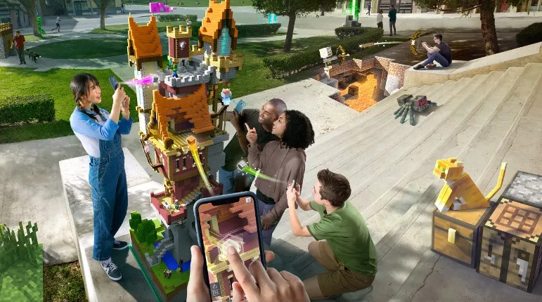 Новая игра — Minecraft Earth!