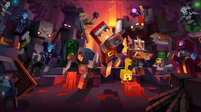 Геймплей Minecraft: Dungeons