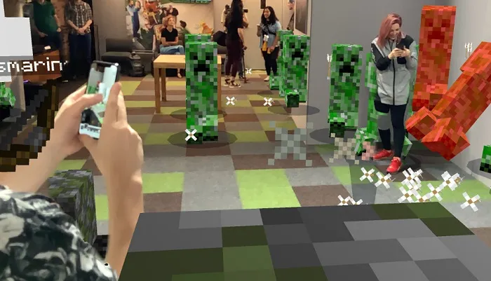 Новая демонстрация Minecraft Earth!