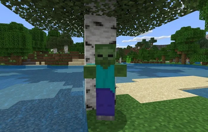 Зомби под деревом