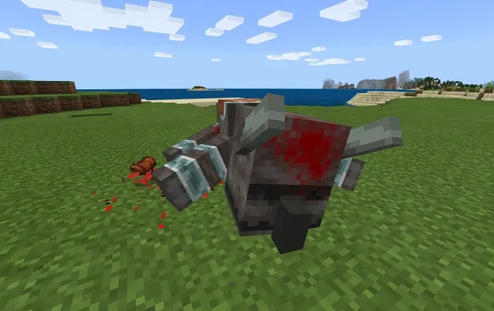 Мод Custom Death Entities Animation 1.12+