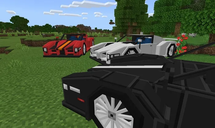 Мод Minecraft Style SCG 300s Car [1.13+]