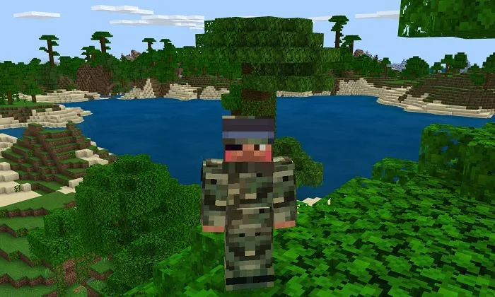 Стив в военном костюме