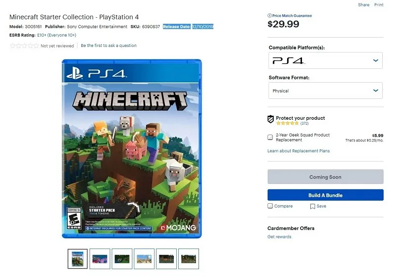 Minecraft Bedrock выходит на PlayStation 4!