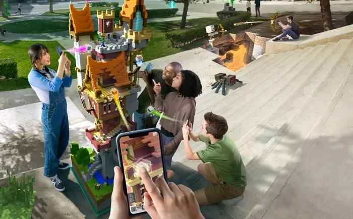 Minecraft Earth вышла во всем мире!