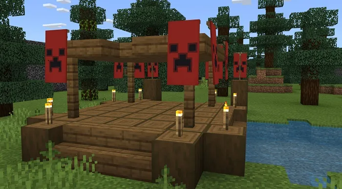 Карта: PvP Сосновый Лес