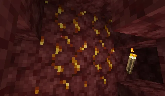 Адская золотая руда в Minecraft`е!