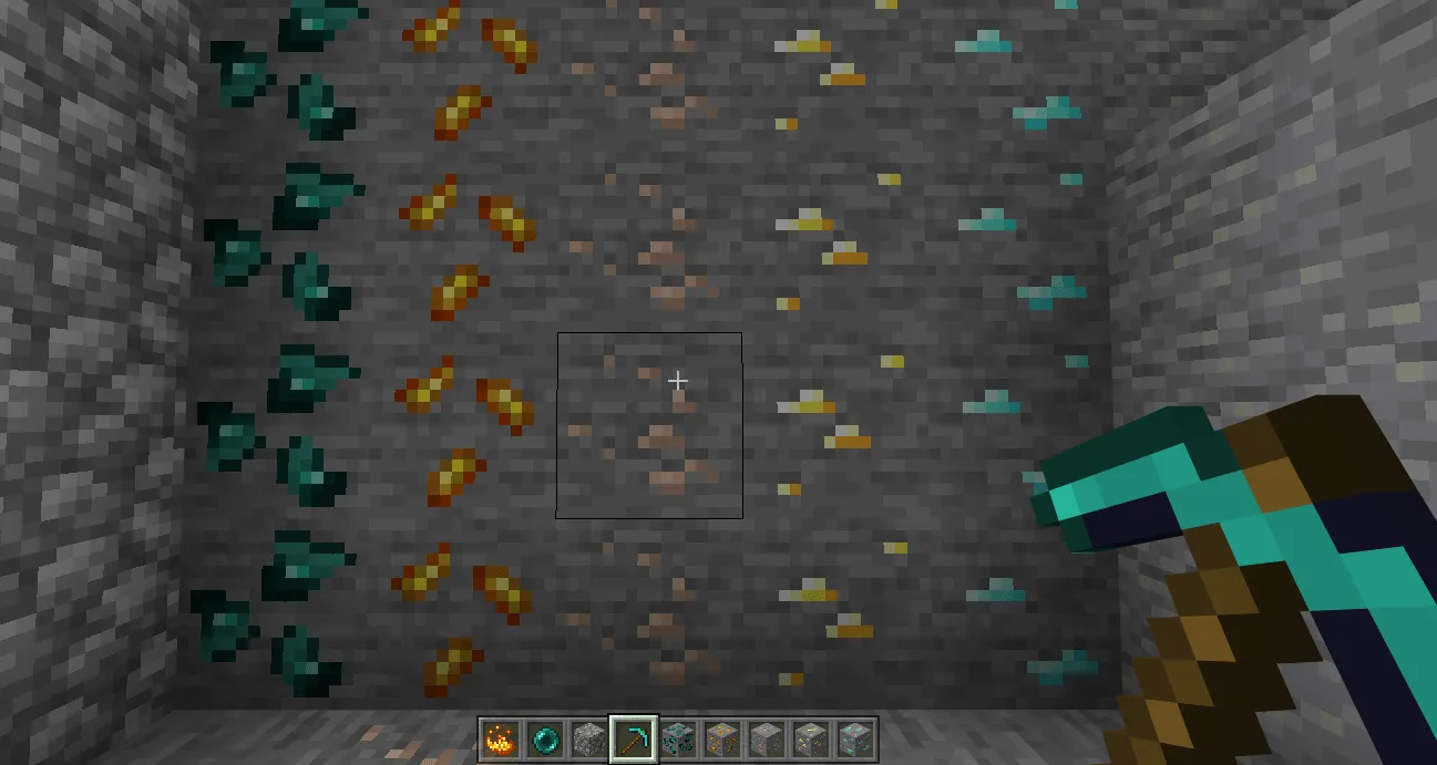 Мод Ванильные руды 1.14+