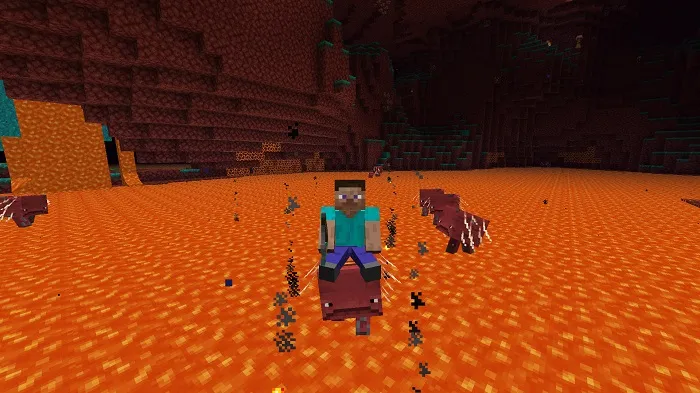 Новый моб в Minecraft — Страйдер!