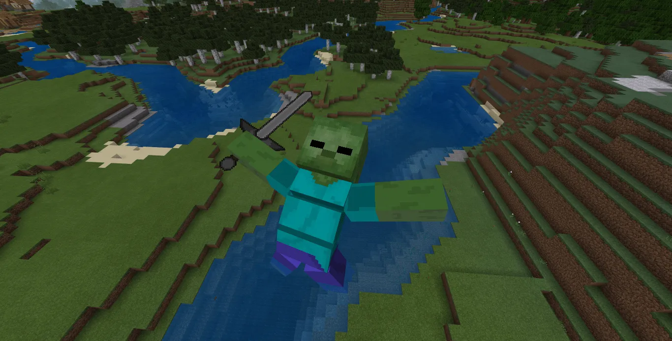 Мод Зомби Титан 1.14+