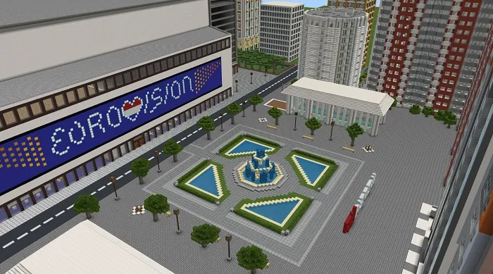 Карта Minecraft Eurovision 2020 [Творчество]