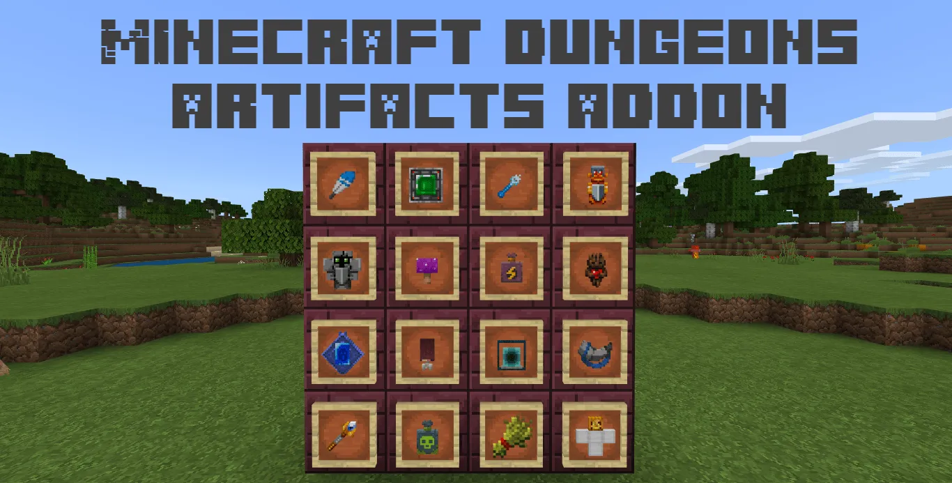 Мод Minecraft Dungeons Artifacts 1.16