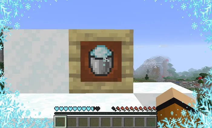 Механика замерзания в Minecraft!