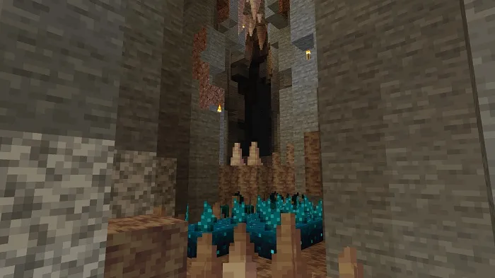 Капельные пещеры и датчики в Minecraft