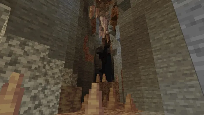 Капельные пещеры и датчики в Minecraft