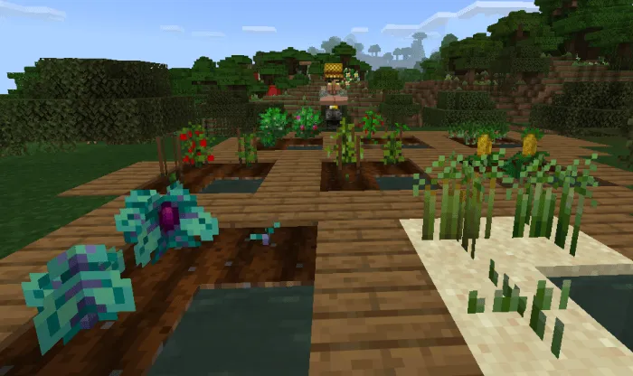 Мод Bumble Crops 1.16.100+