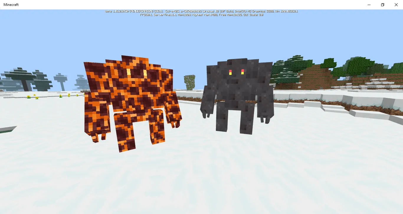 Мод: Големы из Dungeons