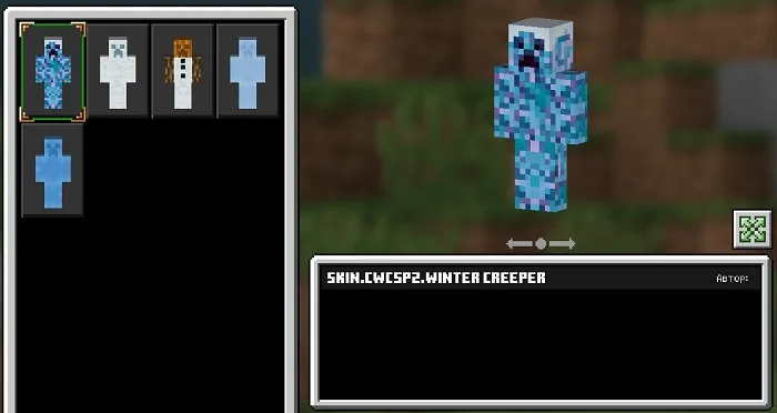 Набор скинов: Christmas With Creepers 2020 1.16+