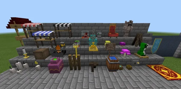 Мод: Подземельные украшения