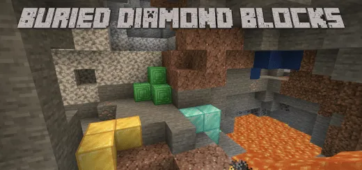Мод: Buried Diamond Blocks
