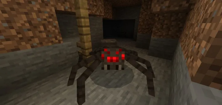 Текстуры Улучшенные пауки 1.16+
