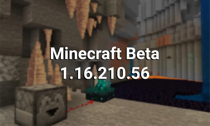Minecraft PE 1.16.210.56 [Тестовая версия]