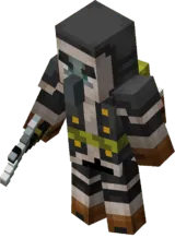 Альпинист в чёрное одежде