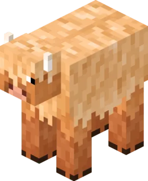 Шерстистая корова в Майнкрафт ПЕ