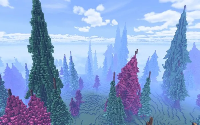 Карта Еловый лес