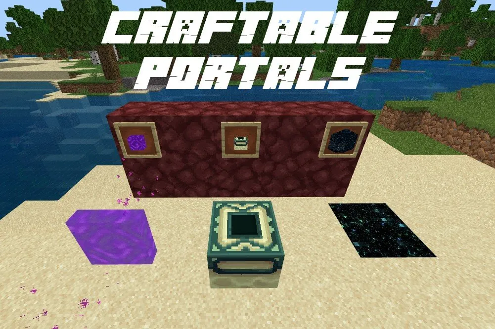 Мод Создаваемые порталы