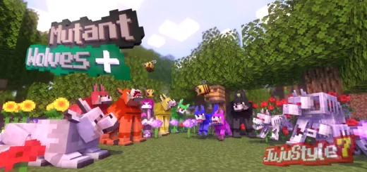 Мод: Красочные Волки-мутанты