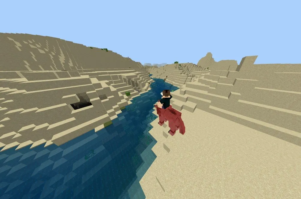 Игрок верхом на волке