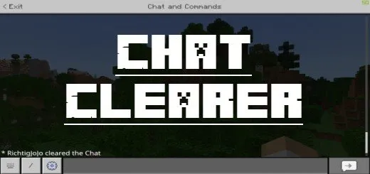 Мод Очистка чата