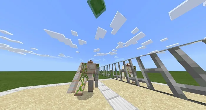 Карта: Железные големы играют в волейбол