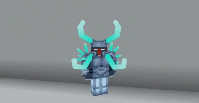 Вид платиновой брони на игроке