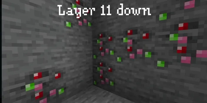 Руда арбузный турмалин в Майнкрафт