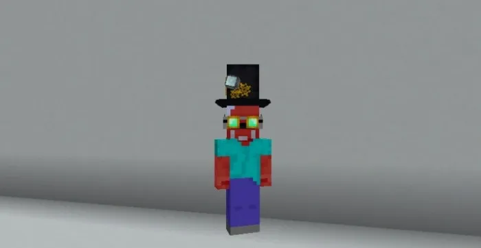 Вид цилиндра на игроке