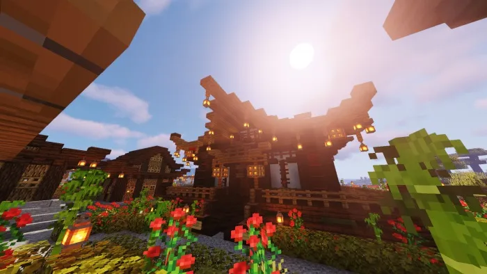 Японская карта Майнкрафт