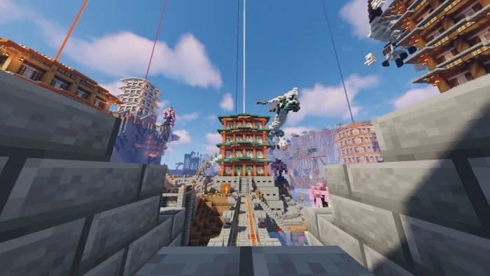 Красивый Японский дом