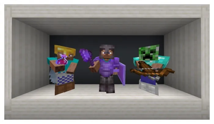 Текстуры: Стойка для Брони в виде Игрока