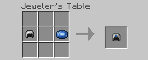 Крафт брони с сапфиром